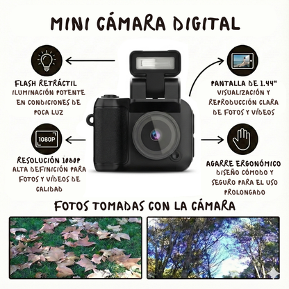 Mini Cámara Retro Digital