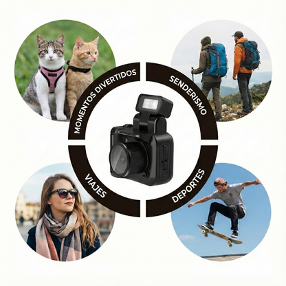 Mini Cámara Retro Digital