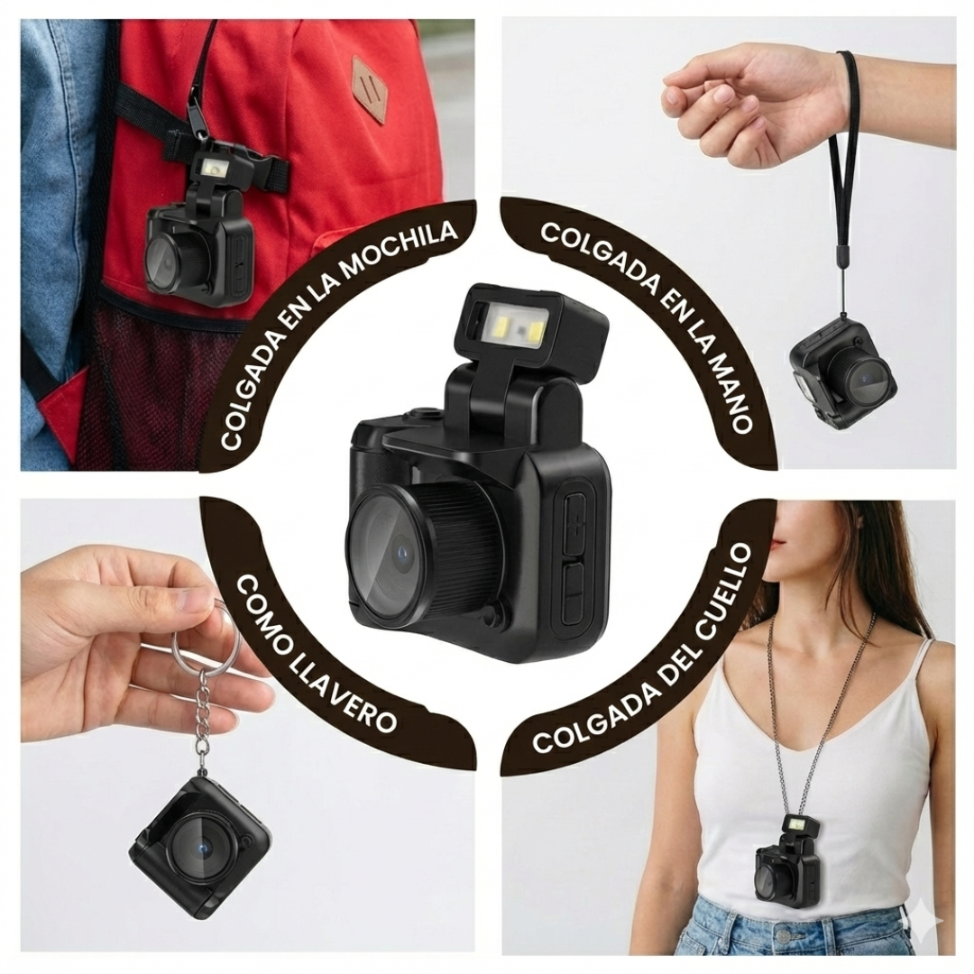 Mini Cámara Retro Digital